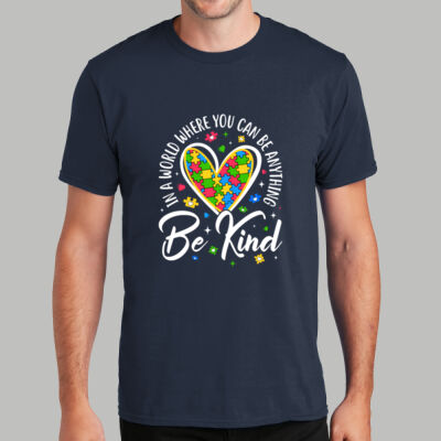 Adult - Be Kind Heart T-Shirt - Autism Awareness Thumbnail