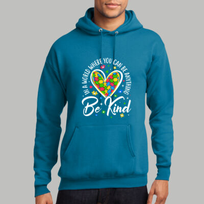 Adult - Be Kind Heart Hoodie - Autism Awareness Thumbnail