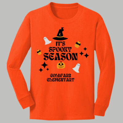 Youth Long Sleeve Shirt - Fall - Its Spooky Season Thumbnail