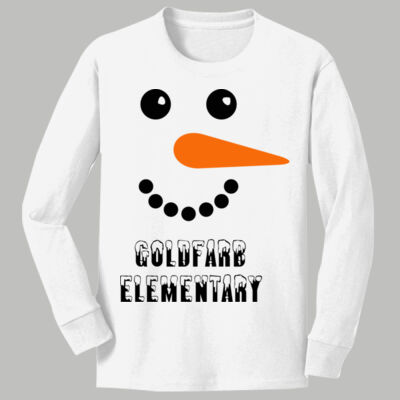 Youth Long Sleeve Shirt - Winter - Snowman  Thumbnail