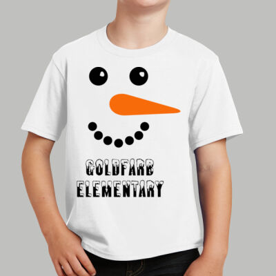Youth T-Shirt - Winter - Snowman  Thumbnail