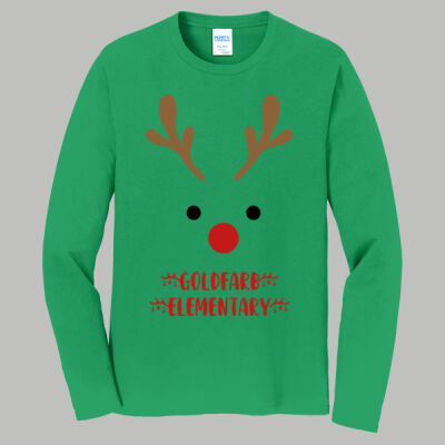 Adult Long Sleeve Shirt - Winter - Reindeer  Thumbnail