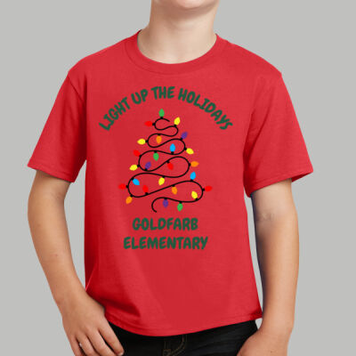 Youth T-Shirt - Winter - Light Up Green Thumbnail