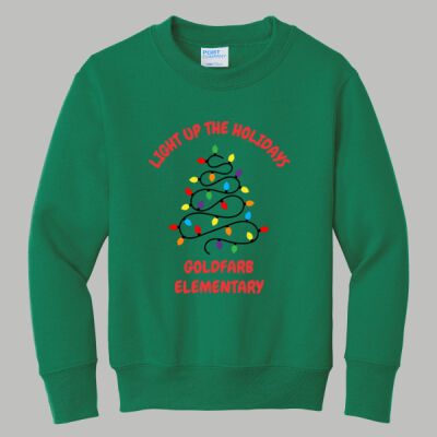 Youth Crewneck - Winter - Light Up Red Thumbnail