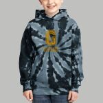 Youth Tie-Dye Hoodie - Gold Farb Thumbnail