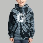 Youth Tie-Dye Hoodie - Gold Farb Thumbnail