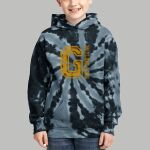 Youth Tie-Dye Hoodie - Gold Farb Thumbnail