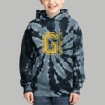 Youth Tie-Dye Hoodie - Gold Farb Thumbnail