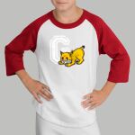 Youth Raglan T-Shirt - Gold Farb Thumbnail