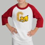Youth Raglan T-Shirt - Gold Farb Thumbnail
