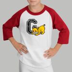 Youth Raglan T-Shirt - Gold Farb Thumbnail