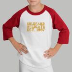 Youth Raglan T-Shirt - Gold Farb Thumbnail
