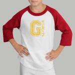 Youth Raglan T-Shirt - Gold Farb Thumbnail